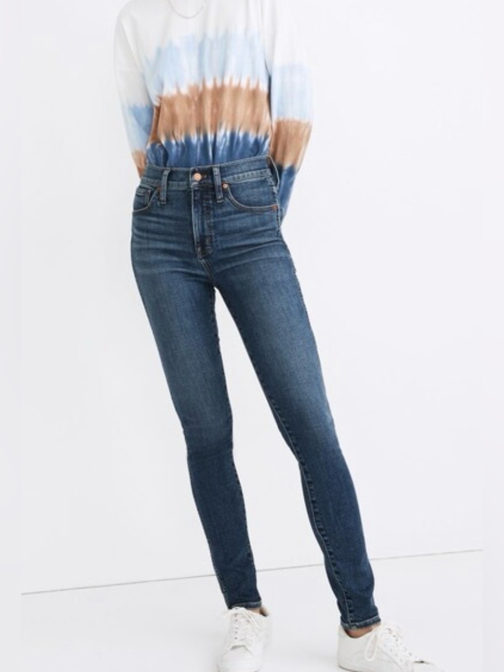 Madewell Women’s 10” High-Rise Skinny Jeans Size 25 Cordell Wash Blue MB968